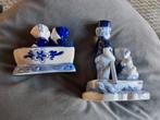 Delfts Blauw Beeldjes Set vintage onbeschadigd gemerkt, Antiek en Kunst, Antiek | Keramiek en Aardewerk, Ophalen of Verzenden