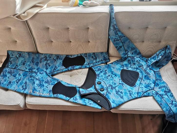 Speervissen Onderwatervissen Vinnen Wetsuit, Watersport en Boten, Duiken, Zo goed als nieuw, Duikpak, Ophalen of Verzenden