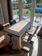 Landelijke Eettafel met stoelen, Ophalen, Vijf personen of meer, Rechthoekig, 50 tot 100 cm