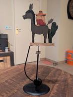 Vintage Balans Speelgoed Ezel met Mexicaan, Antiek en Kunst, Ophalen of Verzenden