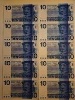10 x 10 Gulden UNC  1968 Frans Hals, Postzegels en Munten, Bankbiljetten | Nederland, 10 gulden, Verzenden