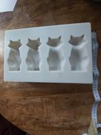 Oude Chocoladevorm - 4 Katjes - Frankrijk, Ophalen of Verzenden