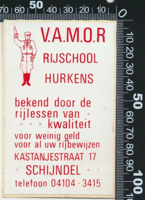 Sticker: Rijschool Hurkens - Schijndel (3), Verzamelen, Stickers, Zo goed als nieuw, Bedrijf of Vereniging, Ophalen of Verzenden