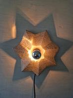 Vintage keramiek stervorm wandlamp jaren 70 design., Gebruikt, Onbekend, Ophalen of Verzenden, Onbekend