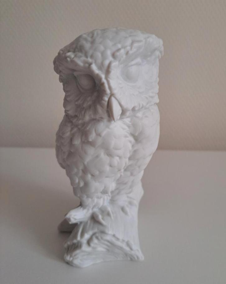 Biscuit Porseleinen Uil Beeld Kaiser Germany, Antiek en Kunst, Curiosa en Brocante, Ophalen of Verzenden