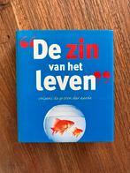 De zin van het leven, Ophalen of Verzenden, Zo goed als nieuw