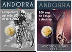 2 euro Andorra 2024 Mountainbike & Ski, Ophalen of Verzenden, Overige landen, 2 euro, Losse munt