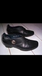 SCHOENEN van ARCUS, zwart geheel leer, Schoenen met lage hakken, Zwart, Ophalen of Verzenden, Zo goed als nieuw