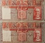 Bankbiljet 2x 25 Gulden 1931 (Mr Mees), Postzegels en Munten, Bankbiljetten | Nederland, Ophalen of Verzenden, 25 gulden, Setje