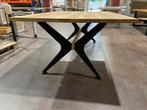 Eiken tafel 200x130cm, Ophalen, 50 tot 100 cm, Vijf personen of meer, Ovaal