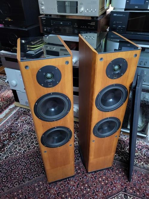 Topklasse Dali Evidence 470 Cherry black, Audio, Tv en Foto, Luidsprekers, Zo goed als nieuw, Front, Rear of Stereo speakers, 120 watt of meer