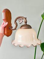 Vintage wandlamp muurlamp nachtlampje, Ophalen of Verzenden, Gebruikt