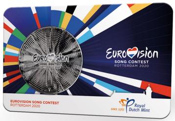 Coincard in blister Eurovision Song Contest 2020 in Ahoy. beschikbaar voor biedingen