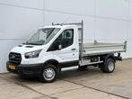 Ford Transit 2.0 TDCI 170 PK Kipper Dubbel lucht Cruise Cont, Stof, Zwart, 4 cilinders, Wit