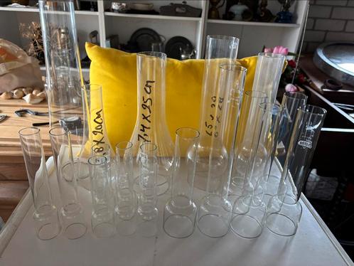 Glas voor olielamp, Antiek en Kunst, Antiek | Lampen, Ophalen of Verzenden