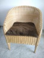 Rotan stoel, laag model, Ophalen, Gebruikt, Bruin, Eén