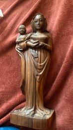 Mariabeeld houtsnijwerk, Antiek en Kunst, Antiek | Religie, Ophalen of Verzenden