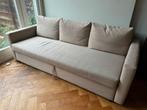 Te koop: IKEA 3-zits slaapbank FRIHETEN, Huis en Inrichting, Ophalen, Gebruikt, Beige, Tweepersoons
