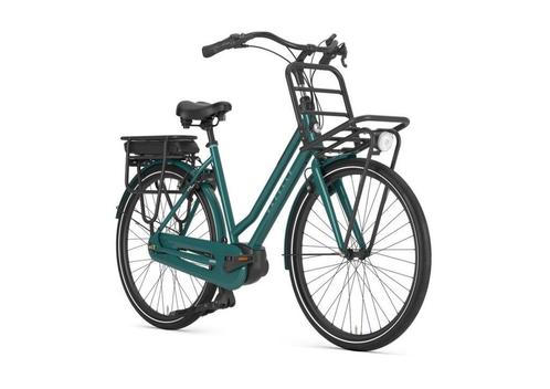 GAZELLE HeavyDutyNL C7+ Dames Thyme Green Glans 54cm 2024, Fietsen en Brommers, Elektrische fietsen, Nieuw, Gazelle, 51 tot 55 cm