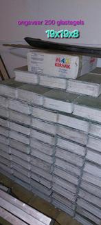 Glastegels 19x19x8 cm, Ophalen, Overige materialen, Wandtegels, Minder dan 20 cm