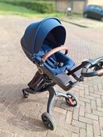 Stokke xplory v6 met adapter Isofix autostoel, Zo goed als nieuw, Verstelbare duwstang, Ophalen, Kinderwagen