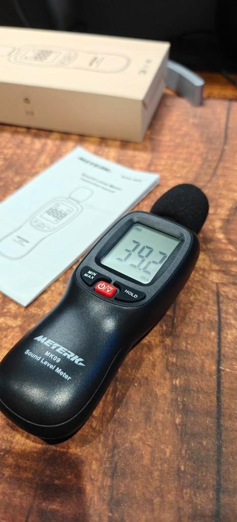 Meterk MK09 Decibel Meter - Nieuwstaat!, Audio, Tv en Foto, Overige Audio, Tv en Foto, Verzenden