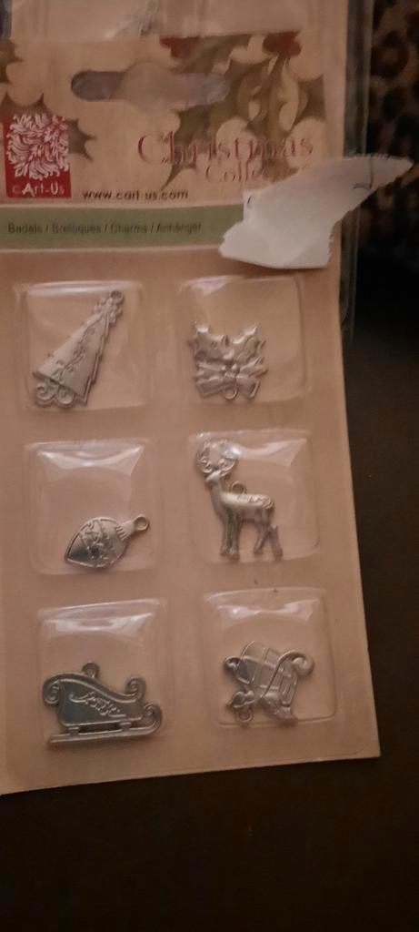 Kerst Bedels - Nieuw in Verpakking!, Hobby en Vrije tijd, Kralen en Sieraden maken, Nieuw, Bedel, Ophalen of Verzenden