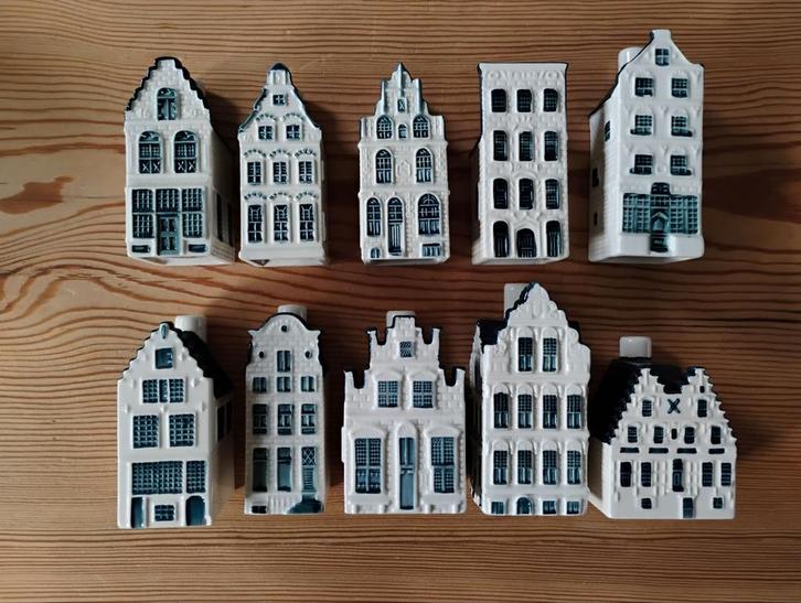 10 stuks lege KLM-huisjes, Verzamelen, KLM Huisjes, Zo goed als nieuw, Ophalen of Verzenden