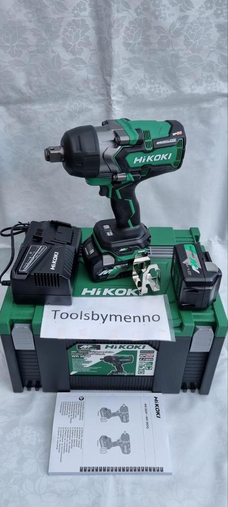 NIEUW Hikoki WR36DF accu slagmoersleutel slagmoeraanzetter, Doe-het-zelf en Verbouw, Gereedschap | Boormachines, Nieuw, Boor- en Schroefmachine