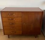 Vintage Houten Dressoir - Jaren 70/80, Huis en Inrichting, Kasten | Dressoirs, Ophalen, Gebruikt, 50 tot 100 cm, Met lade(s)