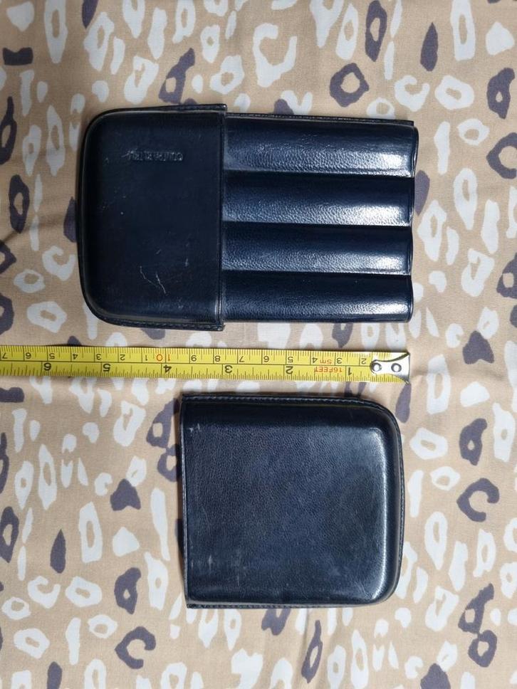 Sigarenkoker voor 4 sigaren Compaenen etui, Verzamelen, Rookartikelen, Aanstekers en Luciferdoosjes, Gebruikt, Tabaksdoos of Verpakking