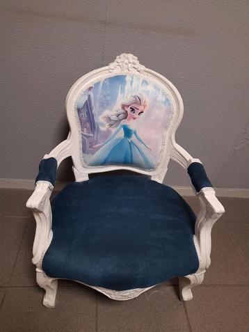 Kinder barok fauteuile elsa geheel opnieuw gestoffeerd  beschikbaar voor biedingen