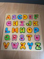 Houten Letter Puzzel, Ophalen of Verzenden, Zo goed als nieuw, Puzzelen