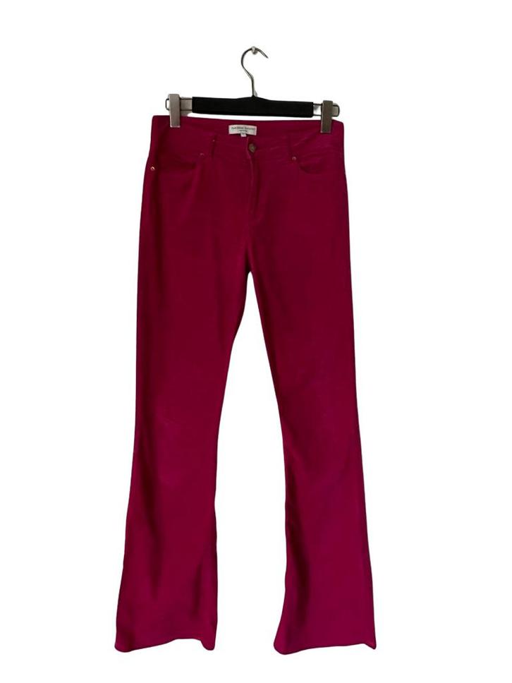 Fabienne Chapot broek 27, Kleding | Dames, Broeken en Pantalons, Zo goed als nieuw, Maat 36 (S), Roze, Lang, Ophalen of Verzenden