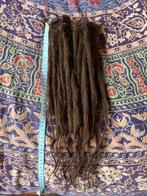 25 dikkere  bruine human hair clip dreads extensions nu 175€, Sieraden, Tassen en Uiterlijk, Uiterlijk | Haarverzorging, Nieuw