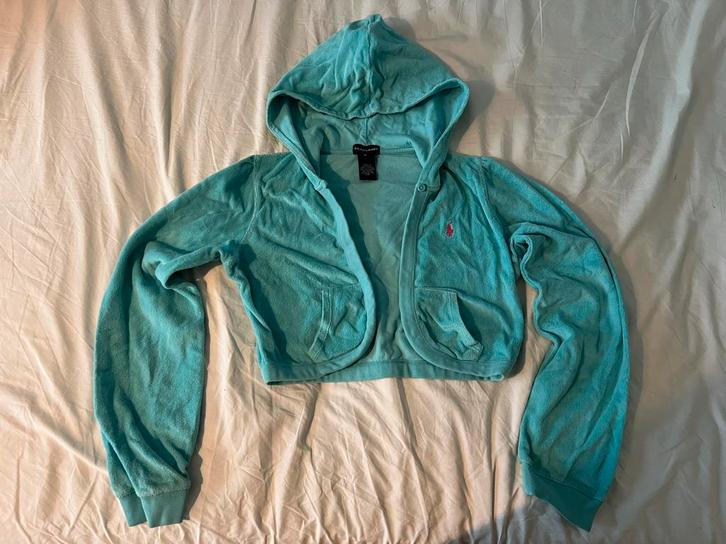 Ralph Lauren Vestje hoog kinderen blauw, Kinderen en Baby's, Kinderkleding | Maat 152, Zo goed als nieuw, Jongen of Meisje, Trui of Vest