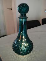 Siervaas blauw met lichtjes, Ophalen, Blauw, Minder dan 50 cm, Glas