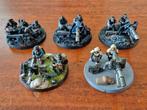 Warhammer 40K Cadian Heavy Weapon squad x5, Ophalen of Verzenden, Gebruikt, Figuurtje(s), Geverfd