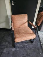 Cognac kleurige fauteuil, Ophalen, Zo goed als nieuw, 75 tot 100 cm, 50 tot 75 cm