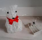 Beertje met ledlampjes 17cm, Diversen, Kerst, Ophalen of Verzenden, Zo goed als nieuw