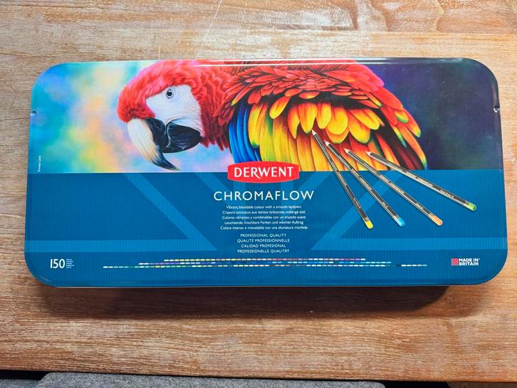 Derwent Chromaflow 150 Potloden - Weinig Gebruikt, Hobby en Vrije tijd, Schilderen, Zo goed als nieuw, Overige typen, Ophalen of Verzenden