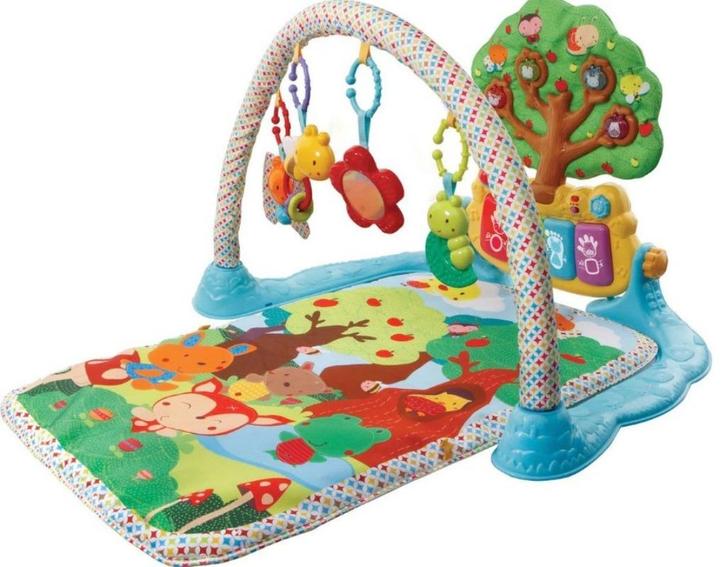 Baby gym / speelmat: Vtech dierenvriendjes, Kinderen en Baby's, Speelgoed | Vtech, Zo goed als nieuw, 6 maanden tot 2 jaar, Ophalen