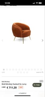 Bold Monkey So Curvy Fauteuil, Huis en Inrichting, Fauteuils, Ophalen, Zo goed als nieuw, Stof, 75 tot 100 cm