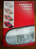 Nissan Vanette Cargo E 1990 18 pag., Verzenden, Zo goed als nieuw, Nissan