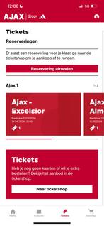 Ajax - Excelsior (vak 428), Tickets en Kaartjes, Sport | Voetbal