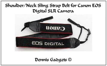Dennis Gadgets : Neck Sling Strap Belt for Canon EOS Digital beschikbaar voor biedingen