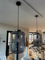 Hanglamp karwei Juno XL rookglas / prijs 2 st, Huis en Inrichting, Lampen | Hanglampen, Ophalen, Zo goed als nieuw, Glas, Minder dan 50 cm