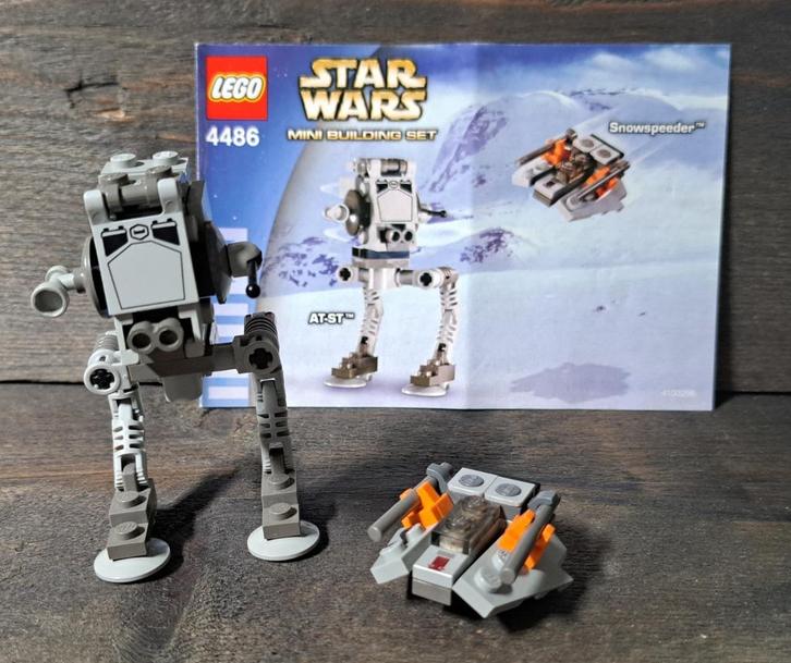 Lego Star Wars Mini set 4486. AT-ST & Snowspeeder - Mini, Kinderen en Baby's, Speelgoed | Duplo en Lego, Zo goed als nieuw, Lego