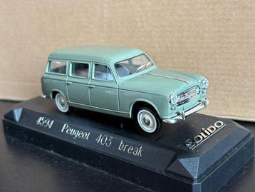 Peugeot 403 Break | Solido | Mint/Boxed beschikbaar voor biedingen