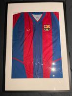 FC Barcelona 02/03 Thuisshirt Retro Ingelijst, Ophalen of Verzenden, Zo goed als nieuw, Buitenlandse clubs, Shirt